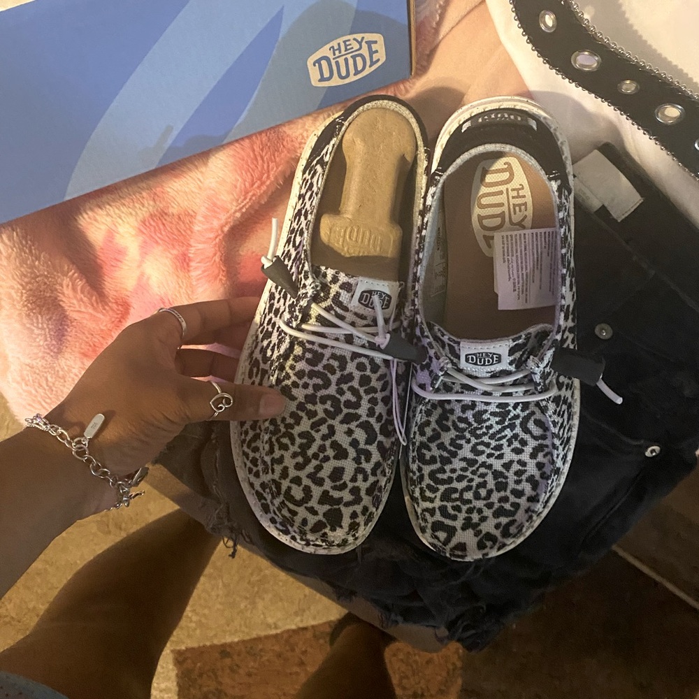 Cheetah print heydudes